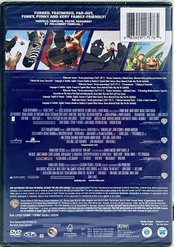 Kangaroo Jack / The Ant Bully / Racing Stripes / Iron Giant (DVD) Family NEW*001 image 2