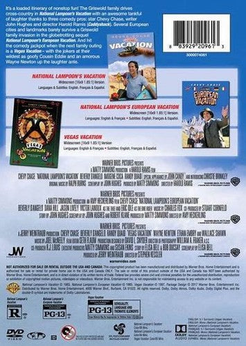 National Lampoon's Vacation 3-Movie Collection (DVD) Comedy Brand NEW *MA1 image 1