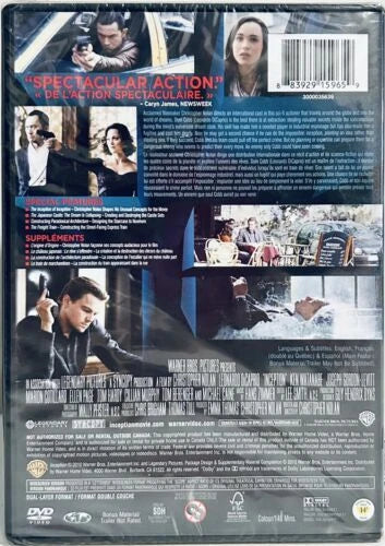 Inception (DVD 2010) Sci-fi/Action Leonardo DiCaprio Warner Bros NEW*001 image 1