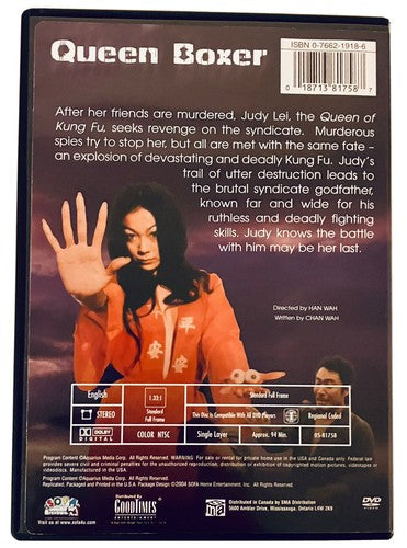 Queen Boxer (DVD, 2004) Judy Lei GoodTimes Entertainment RARE OOP image 1