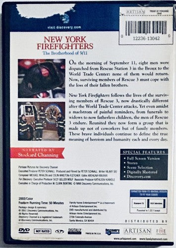 New York Firefighters: The Brotherhood of 9/11 DVD 2002 w/ InsertBiography *NE1 image 2