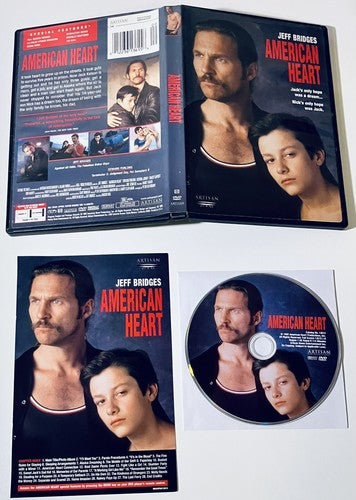 American Heart (DVD 2003) w/ Insert Jeff Bridges, Edward Furlong RARE OOP *RG3 image 0