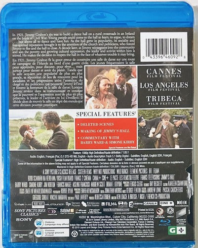Jimmy's Hall: A Dream To Build A Dance Hall (Blu-ray, 2015) Barry Ward NEW*RG3 image 1