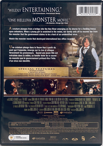 The Host (DVD, 2006) Alliance Korean Horror/Sci-fi En/Fr/Ko OOP*001 image 1