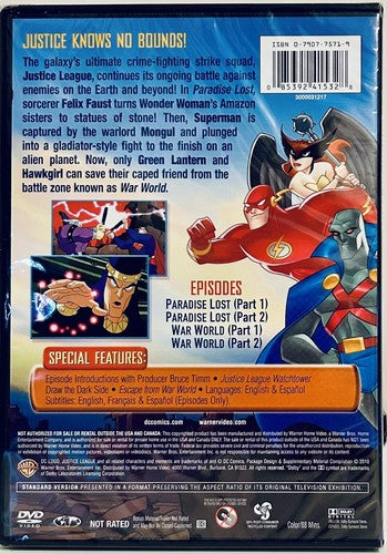 Justice League Paradise Lost (DVD, 2003) TV/Superhero Animation DC En/Sp NEW*GR1 image 1