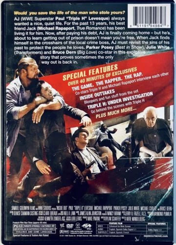 Inside Out (DVD 2011) Bruce Dern Michael Rapaport WWE Studios ENG/SPN *GR3 image 1
