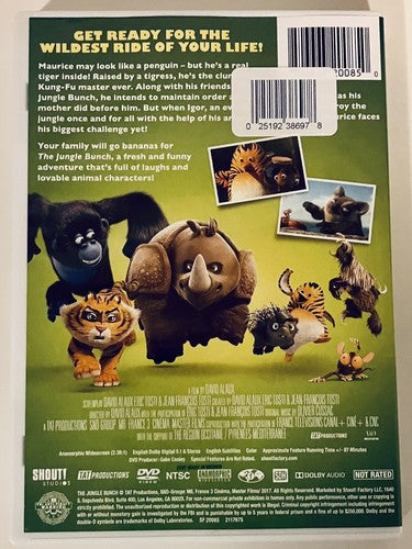 The Jungle Bunch (DVD, 2019) Philippe Bozo, Laurent Morteau Shout! Factory Kids image 1