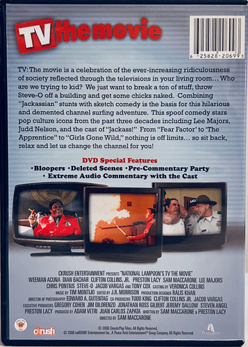 National Lampoon's TV The Movie (DVD 2006) CKRush Entertainment Steve-O*001 image 1