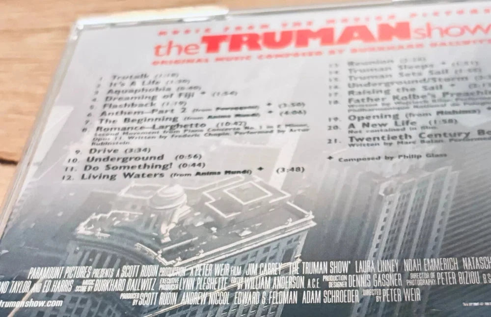 The Truman Show: Music From The Motion Picture (CD 1998) Paramount Soundtrack image 2