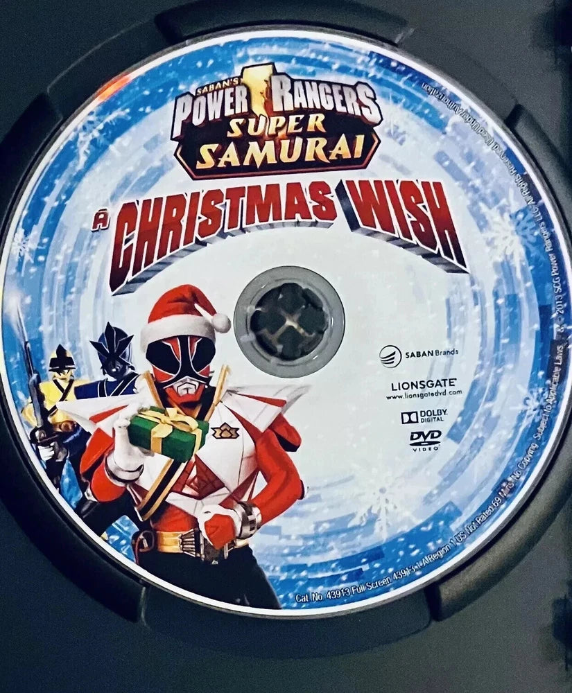 Power Rangers Super Samurai - A Christmas Wish (DVD 2013) Lionsgate Full Screen image 2