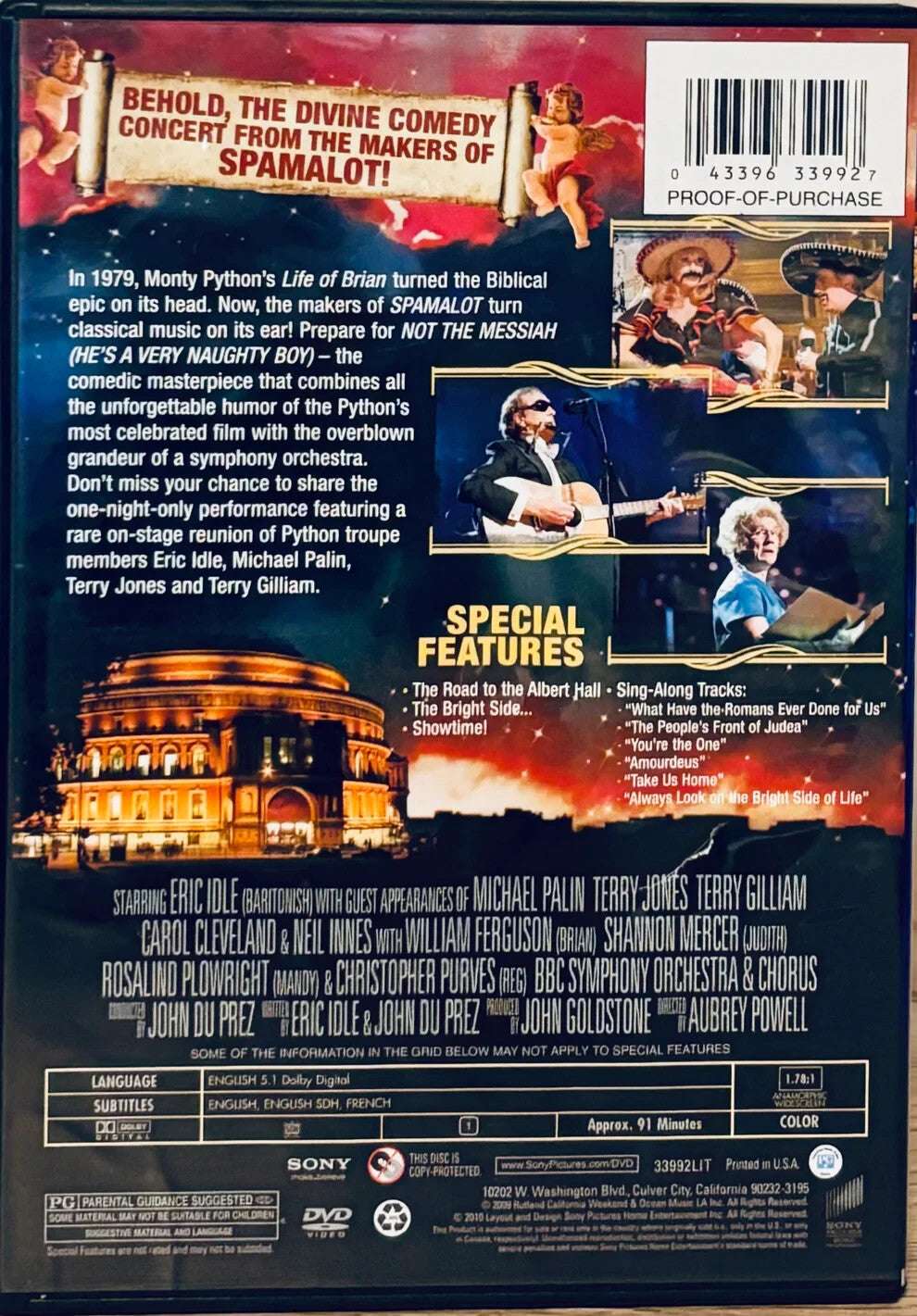 Not the Messiah - Hes a Very Naughty Boy (DVD, 2009) Comedy Monty Python Sony image 1