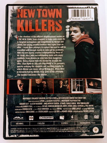 New Town Killers (DVD, 2010) w/ Insert Cult Crime Thriller Region 1 RARE OOP image 1