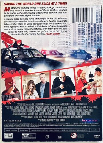 Pizza Man (DVD, 2014) w/ Slipcover Action Comedy Stan Lee Frankie Muniz OOP*GR1 image 1