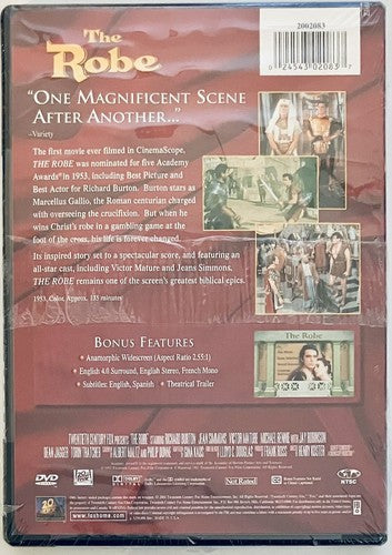 The Robe (DVD, 2001) 20th Century Fox Richard Burton OOP BRAND NEW *GR3 image 3