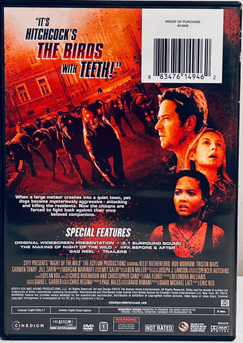 Night of the Wild (DVD, 2015) Eric Red, The Asylum Horror/Sci-Fi image 1