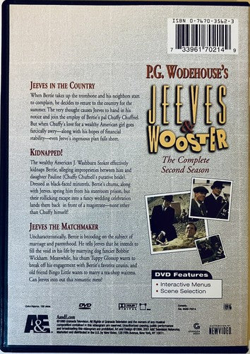 Jeeves & Wooster (DVD) Fourth Season 4 - British Comedy A&E Region 1 *WD1 image 1