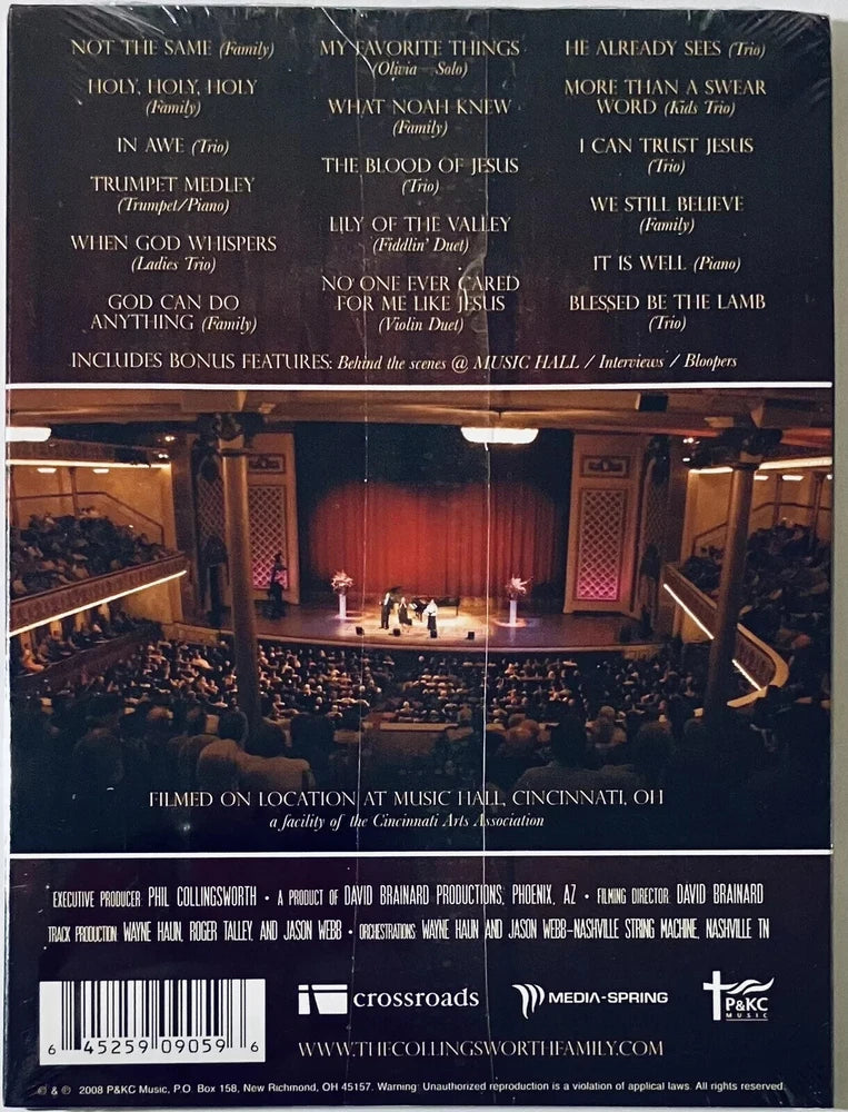 The Collingsworth Family: Your Ticket to Music Hall (DVD, 2008) RARE OOP NEW*RG3 image 1