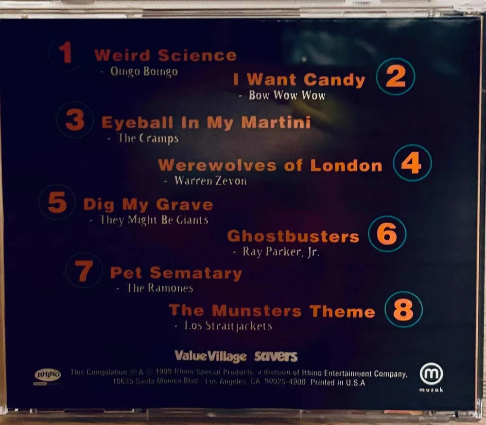 Punkin Rock Party Mix (CD, 1999) Value Village Halloween image 1