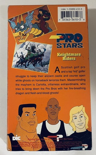 PRO STARS Knightmare Riders VHS Michael Jordan Gretzky Bo Jackson NEW SEALED image 2