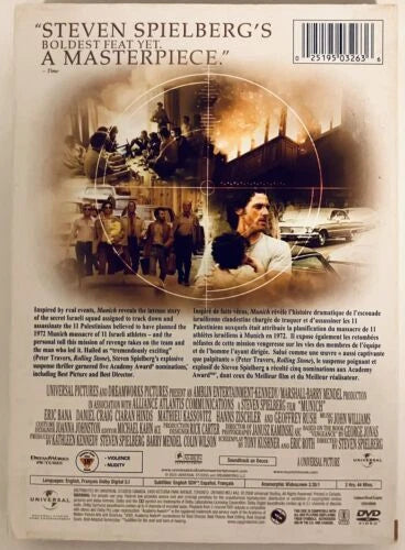 Munich (DVD, 2005) w/ Slipcover Widescreen Bilingual Steven Spielberg *3HH image 2