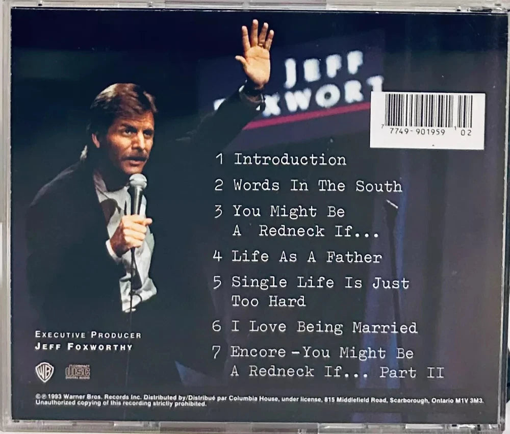 Jeff Foxworthy - You Might Be A Redneck If (CD, 1993) Warner Bros image 1
