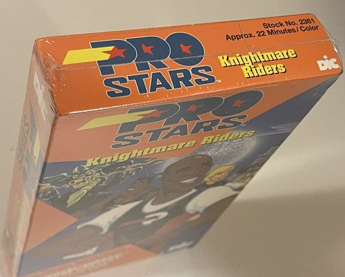 PRO STARS Knightmare Riders VHS Michael Jordan Gretzky Bo Jackson NEW SEALED image 1