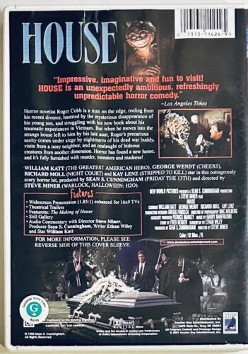 "House 2" (DVD, 2001) House 2 ONLY Anchor Bay Horror w/ Inserts *NO House 1*GR1 image 1