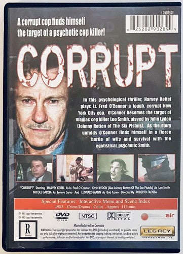 Corrupt (DVD, 2005) Harvey Keitel 1983 *GR3 image 1