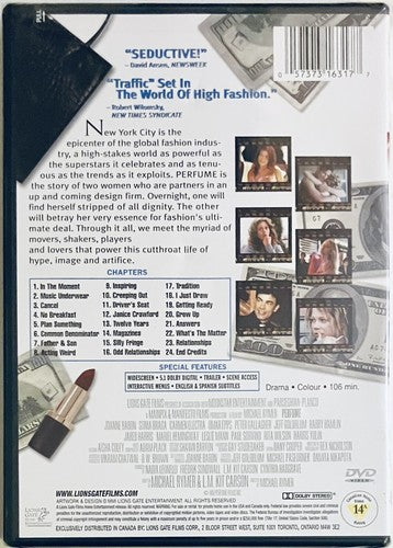 Perfume (DVD, 2001) Jeff Goldblum Carmen Electra Lionsgate Drama NEW *GR1 image 2