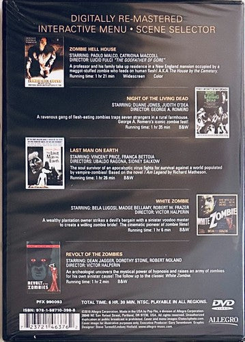 Night of the Zombies Collection (DVD, 2010) 2-Disc Set Horror Pop Flix Brand NEW image 1