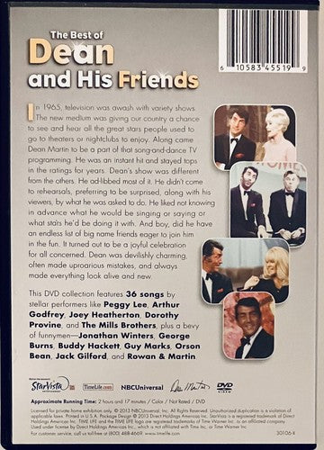 The Best of Dean and His Friends (2013, DVD) w/ Insert 36 Songs *GR3 image 1