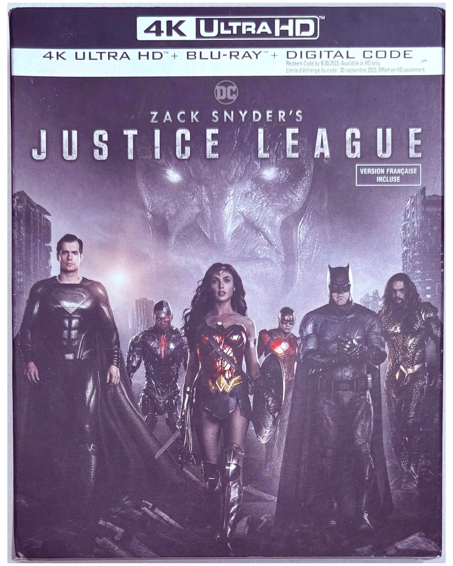 Zack Snyder's Justice League (4K-UHD) Superhero/Action w/ Slipcover
