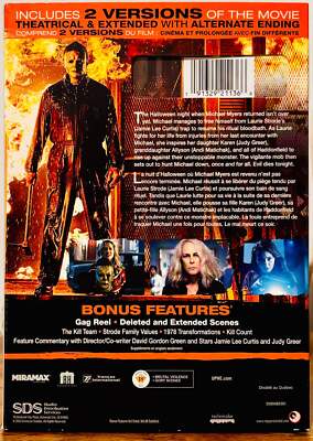 Halloween Kills (DVD, 2021) w/ Slipcover Horror Extended Cut Brand NEW*BFD image 3