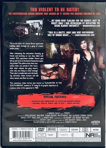 Tenement - Game of Survival (DVD 2003) w/ Insert Horror Shriek Show 1985 NR*GR1 image 1