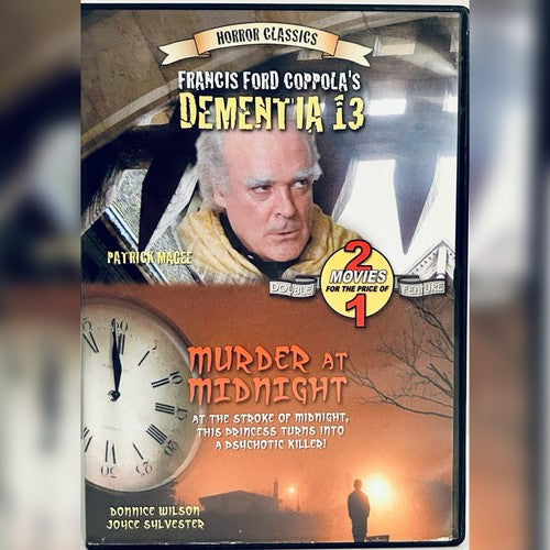 Francis Ford Coppola’s Dementia 13/Murder At Midnight (DVD) Horror Classics*GR1 image 0