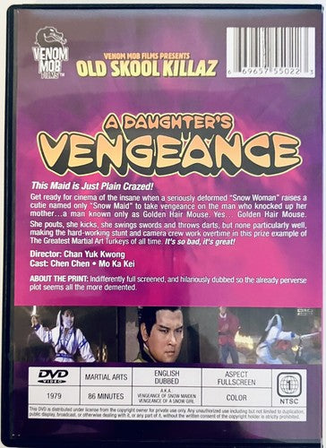 Old Skool Killaz, A Daughter's Vengeance (DVD,1979) ENG Dub Remastered *GR2 image 1