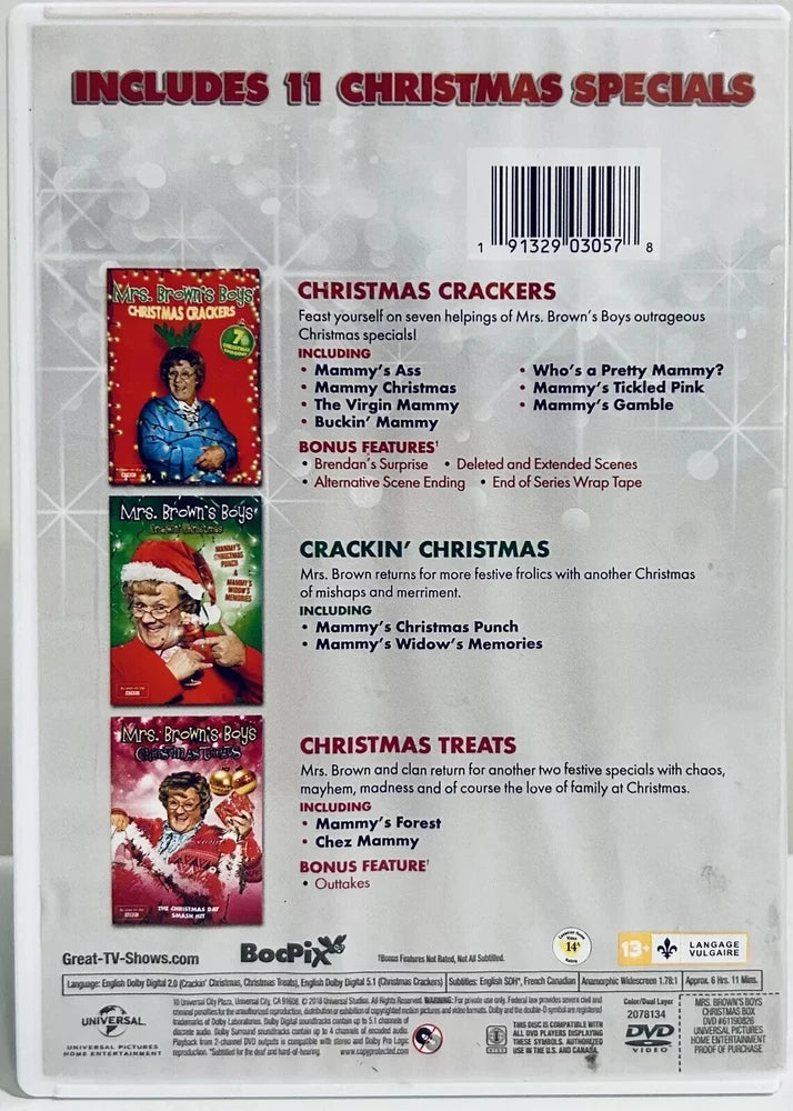 Mrs. Brown's Boys: Christmas Box DVD 4-Set, 11 Christmas Episodes TV Comedy*001 image 1