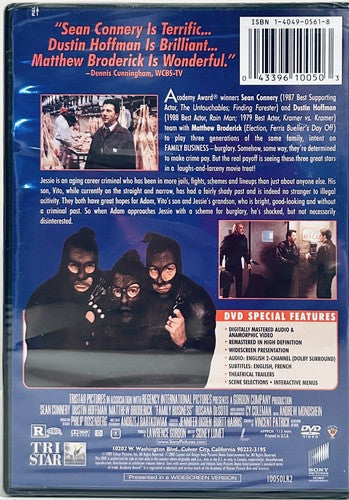 Family Business (DVD, 2003) Crime/Comedy, Sean Connery, OOP TriStar 1989 NEW*GR1 image 1