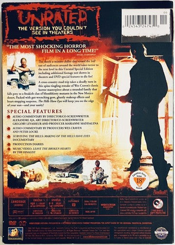 The Hills Have Eyes (DVD, 2006) w/ Slipcover Unrated Horror En/Sp *GR1 image 3