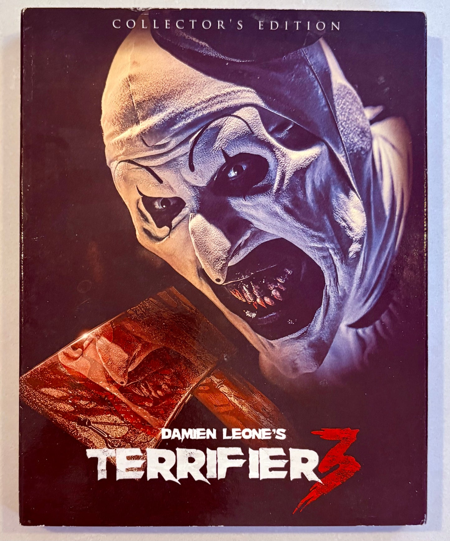 Damien Leone's Terrifier 3 (Blu-ray, 2024) Collector’s Edition w/ Slipcover Christmas Horror/Slasher