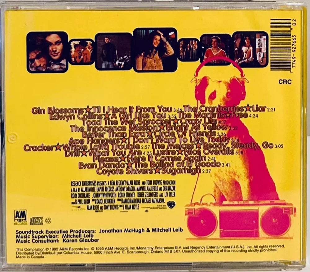 Empire Records (CD 1995) Soundtrack - A&M Records - Various *001 image 1