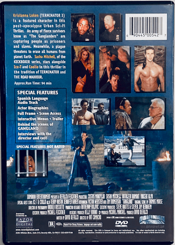 Gangland (DVD, 2004) Coolio, Ice-T, Action/Sci-fi 2001 En/Sp Rare OOP*001 image 1