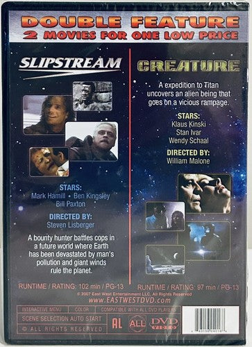 Slipstream And Creature DVD Double Feature Slimcase Sci-Fi Klaus Kinski OOP NEW image 1