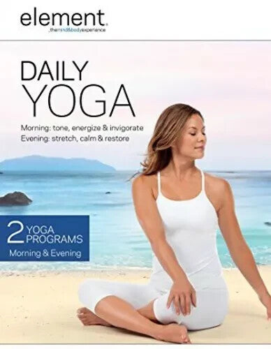 Element: Daily Yoga (DVD, 2014) w/ Slipcover Fitness Brand NEW image 0