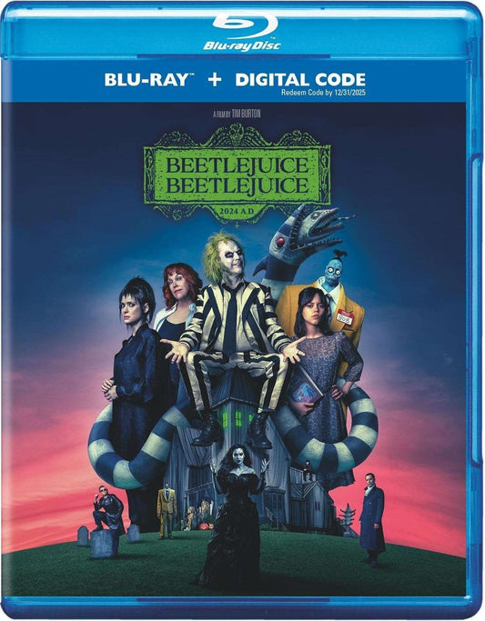 Beetlejuice 2 (Blu-ray, 2024) Michael Keaton, Tim Burton Comedy *GR1 image 0