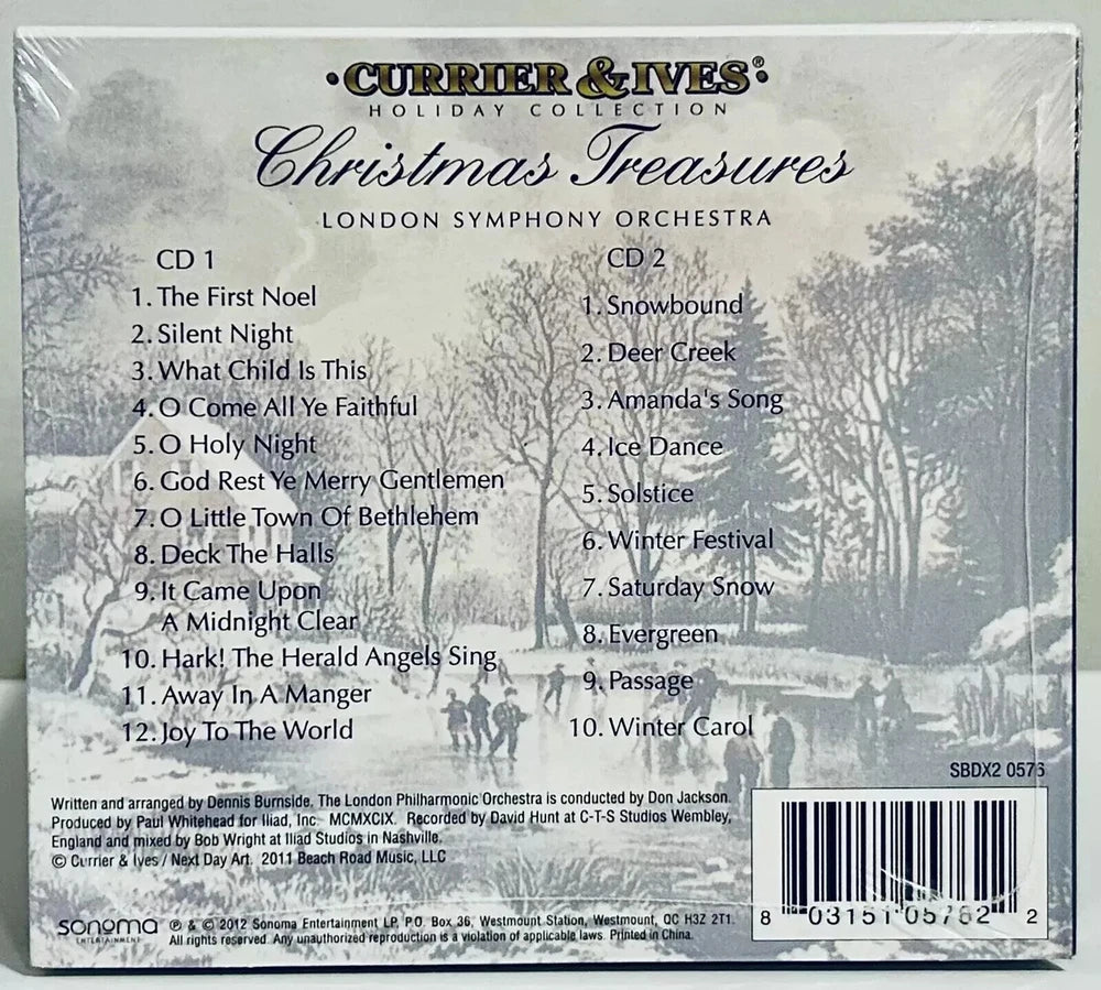 Christmas Treasures London Symphony Orchestra - Holiday Collection 2 CD Set NEW image 1