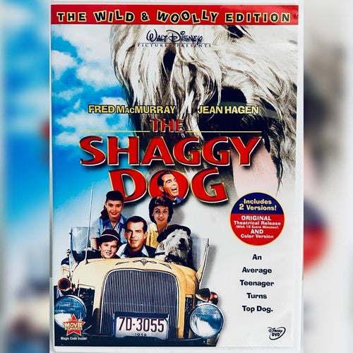 The Shaggy Dog The Wild & Wooly Edition (DVD 1959) Walt Disney, B&W/Colour*GR1 image 0
