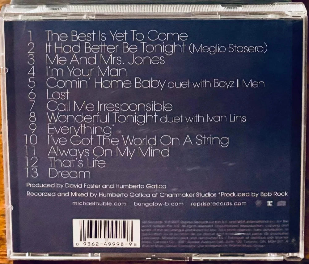 Call Me Irresponsible by Michael Buble (CD, 2007) Reprise Jazz, Pop, Vocal *BDP image 1