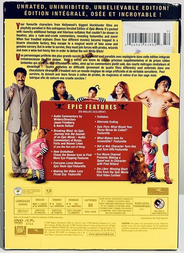 Epic Movie (DVD, 2007) w/ Slipcover Comedy/Parody Unrated OOP Brand NEW*GR1 image 1