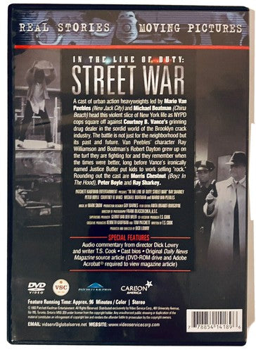 Street War (DVD) Dick Lowery Mario Van Peebles RARE OOP image 1